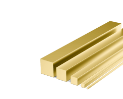 Квадрат латунный